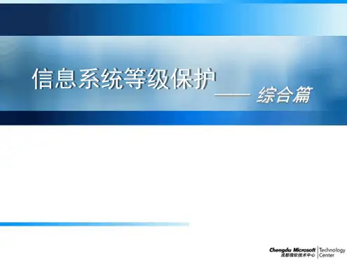 信息系统等级保护 文档