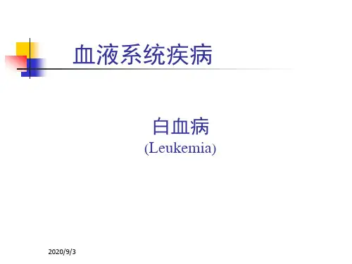 急性白血病PPT课件