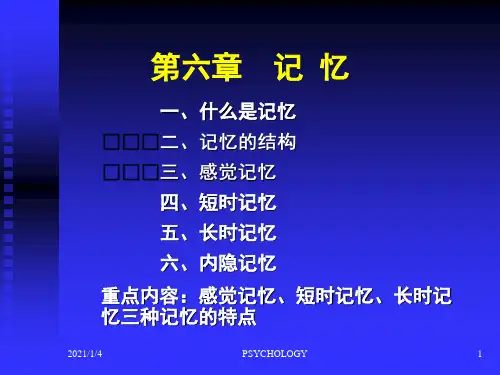 第六章记忆-资料.ppt