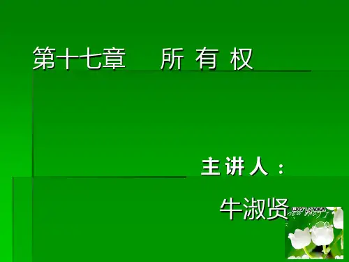 第十七章-所有权PPT课件