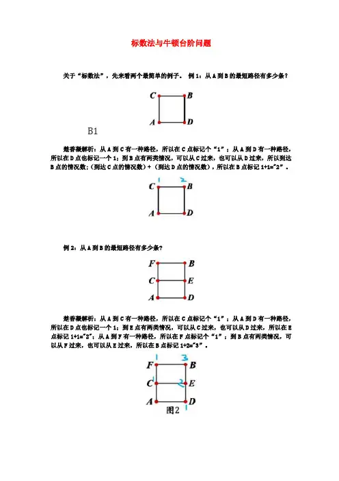 标数法与牛顿台阶问题