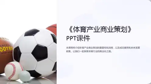 《体育产业商业策划》课件