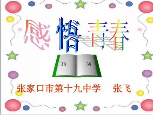 感悟青春ppt优秀课件15 人教版