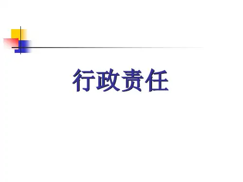10行政责任