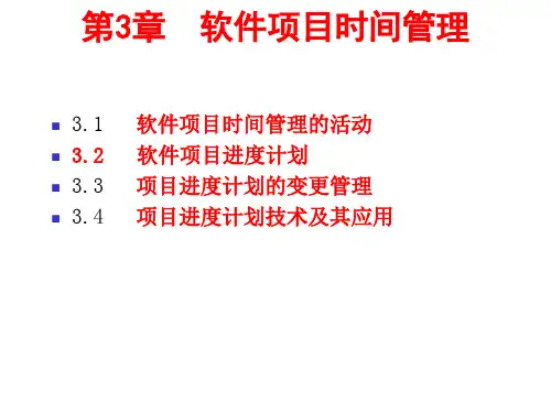 软件项目时间管理(ppt 72页)