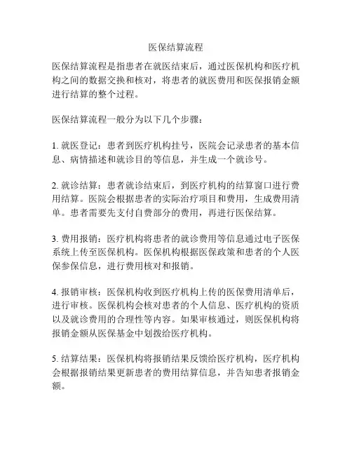 医保结算流程