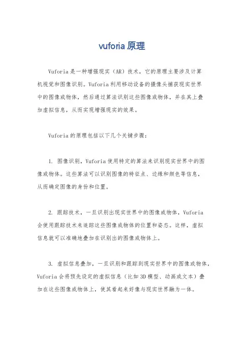 vuforia原理