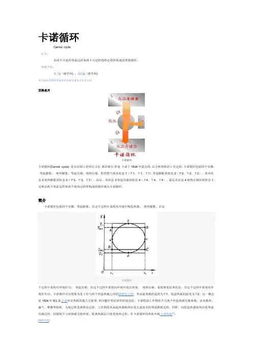 卡诺循环
