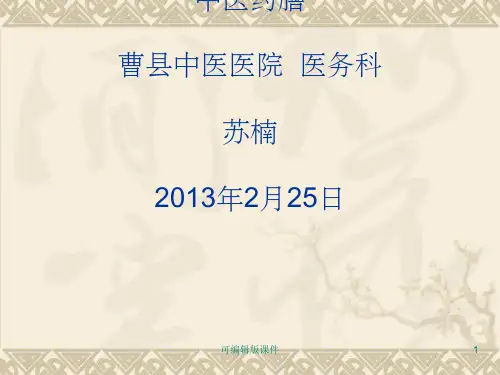 中医药膳ppt课件