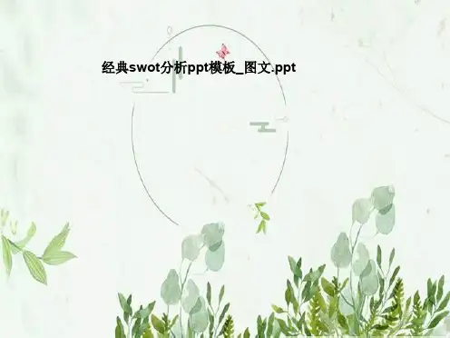 经典swot分析ppt模板_图文