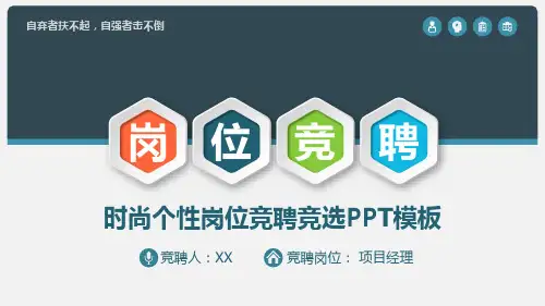 时尚个性岗位竞聘竞选PPT模板