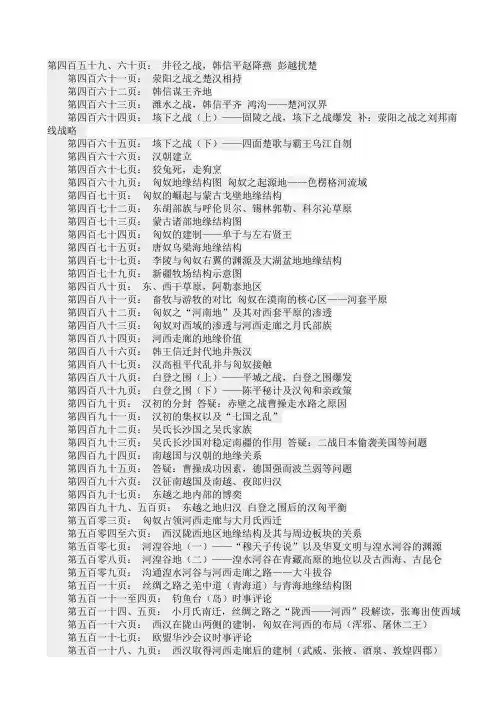 地缘看世界—欧洲部分整理版