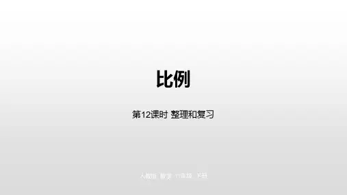 六年级下册数学比例人教新课标ppt(荐)(21张)[1]标准课件