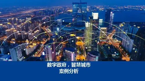 数字政府智慧城市案例分析
