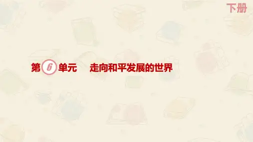 人教部编版初中九年级下册历史 不断发展的现代社会 公开课课件