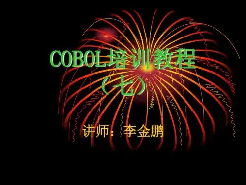 COBOL培训教程-7