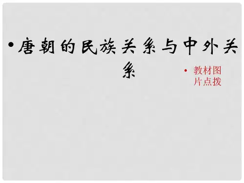 七年级历史下册 第五单元 第4课 唐朝的民族关系与对外