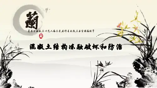 混凝土耐久性的课堂课件