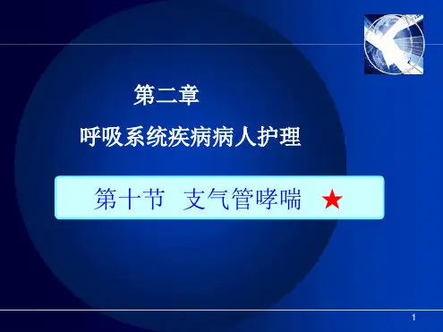 支气管哮喘护理演示幻灯片