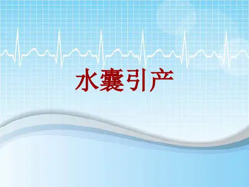 外科手术教学资料：水囊引产讲解模板