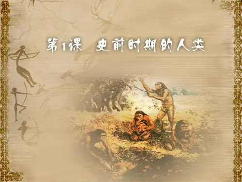 史前时期的人类PPT课件