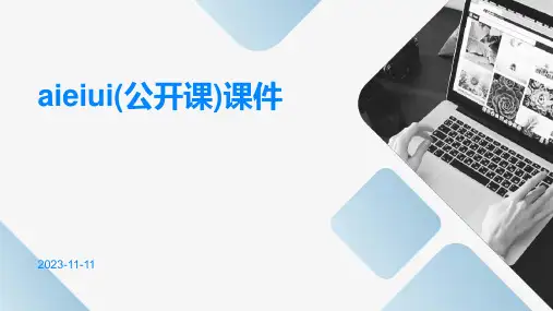 aieiui(公开课)课件