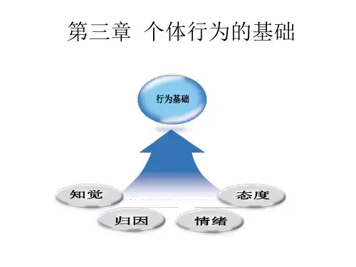 个体行为的基础课程