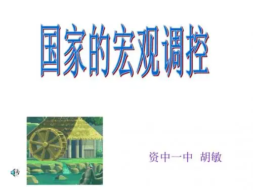 高一政治国家的宏观调控1