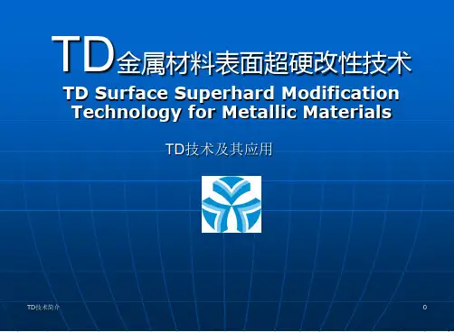 TD技术--汽车模具表面超硬改性技术