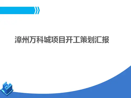 [中建海峡]漳州万科城项目策划(共62页)