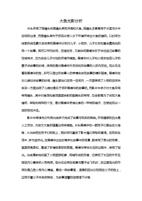 大鱼光影分析