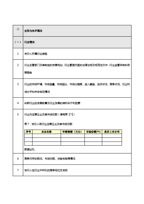 2011-投资银行管理办法尽职调查-业务与技术部分