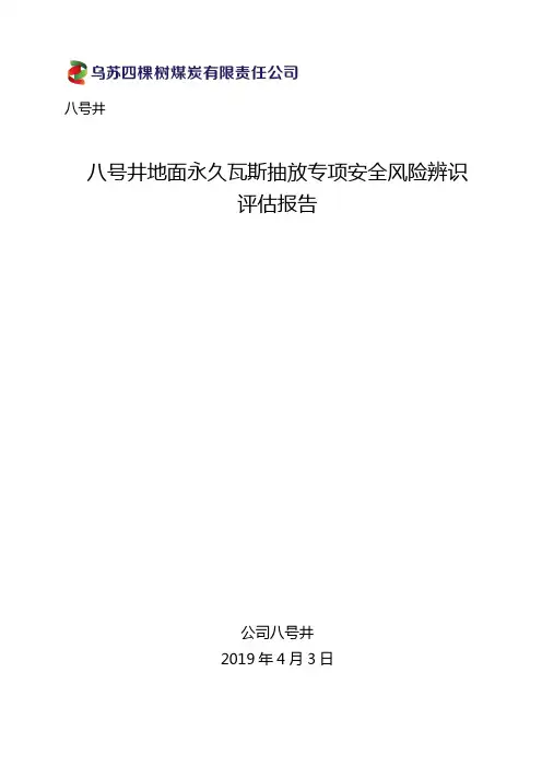 2.八号井瓦斯抽放专项安全风险辨识评估报告