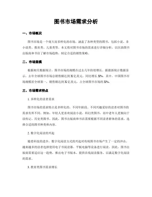 图书市场需求分析