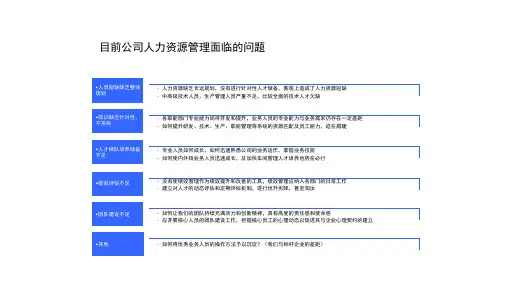 公司人力资源工作思路梳理模版ppt课件