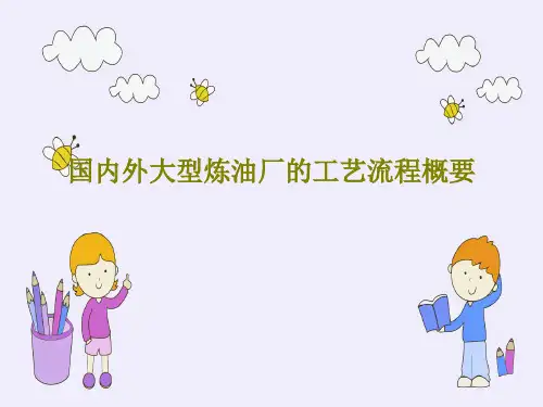 国内外大型炼油厂的工艺流程概要33页PPT