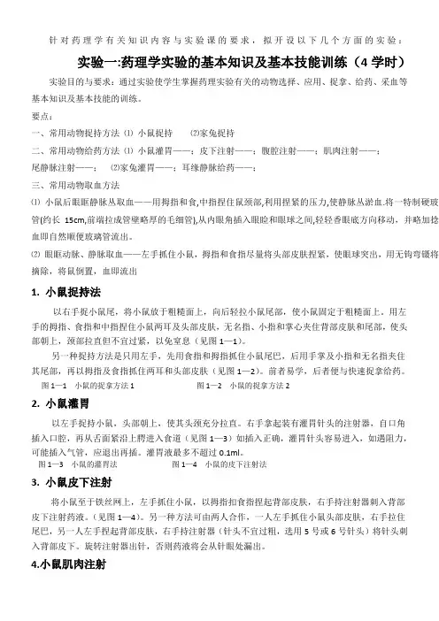 药理学实验
