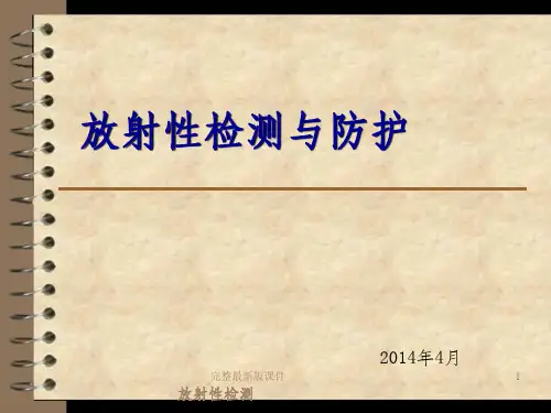 放射性检测ppt课件