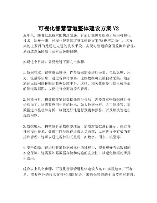 2023-可视化智慧管道整体建设方案V2-1
