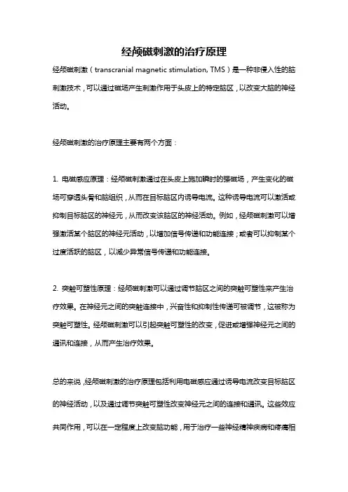 经颅磁刺激的治疗原理