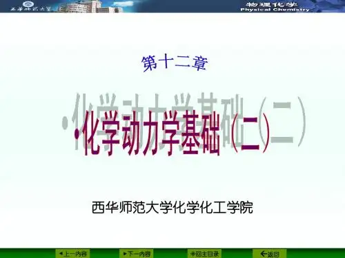 化学动力学基础(二)