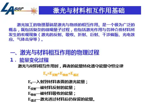 3-2 激光与材料相互作用