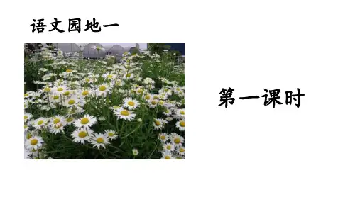 编人教版二年级上册语文第一单元课文(一)第1课课件--语文园地一(PPT)