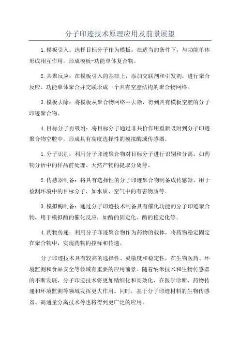 分子印迹技术原理应用及前景展望