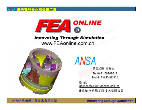 ANSA最快捷的专业前处理工具介绍