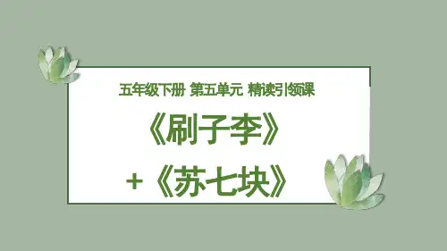 14刷子李课件(共28张PPT)