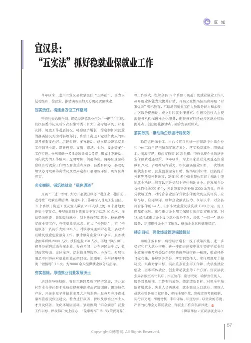 27532300_宣汉县：“五实法”抓好稳就业保就业工作