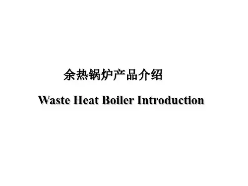 余热锅炉介绍  ppt课件