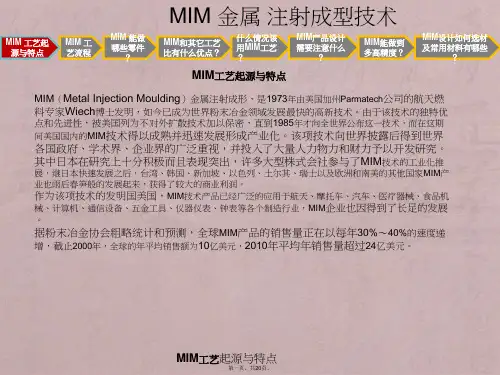 MIM金属注射成形工艺