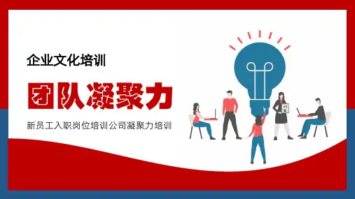 新员工入职岗位培训公司凝聚力培训